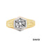 Ring Brillant Gold 14k Bicolor