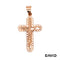 Anhänger Kreuz 14k Roségold