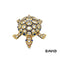 Brosche Schildkröte Brillanten Gold 750/18k