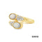 Ring Opal/Diamanten Gold 14k