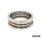 Ring "Bulgari" BZero 2Band 750-18k Weißgold