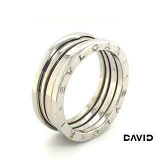 Ring "Bulgari" BZero 2Band 750-18k Weißgold