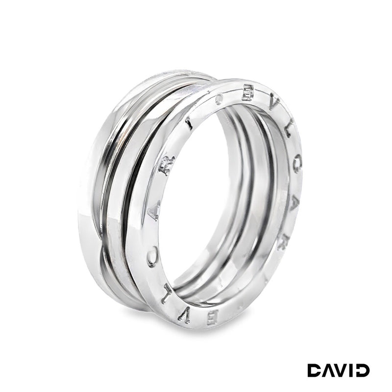 Ring "Bulgari" BZero 2Band 750-18k Weißgold