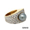 Ring Brillanten/Tahitiperle Gold 18k