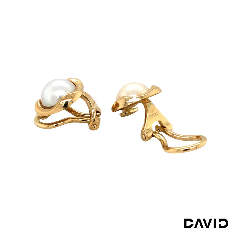Ohrclips Perle Gold 750/18k