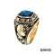 College Ring "1987" Topas Gold 10k