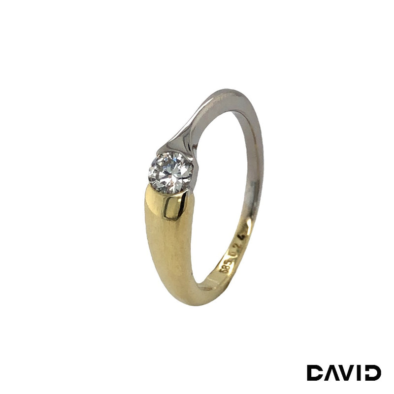 Ring Brillant Gold 14k Bicolor