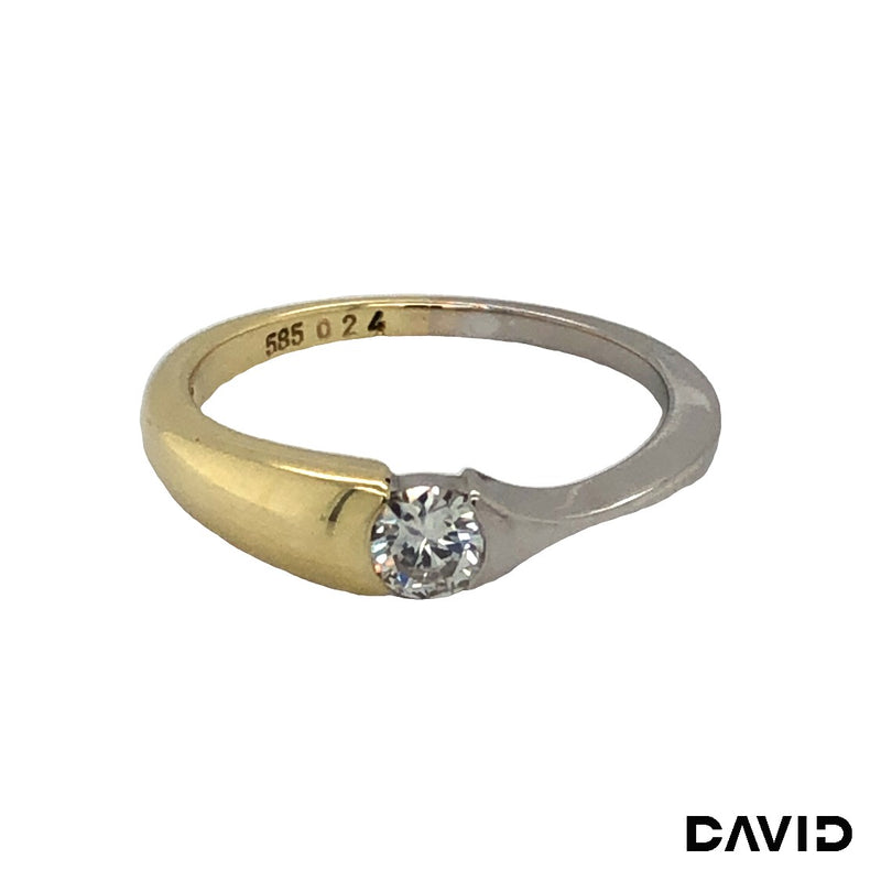 Ring Brillant Gold 14k Bicolor