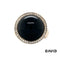 Ring Onyx Cabochon & Brillanten 750-18k Weißgold