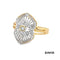 Ring Diamanten Gold 14k Bicolor