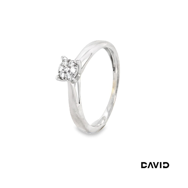 Ring Brillanten Gold 9k