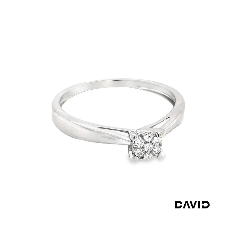 Ring Brillanten Gold 9k