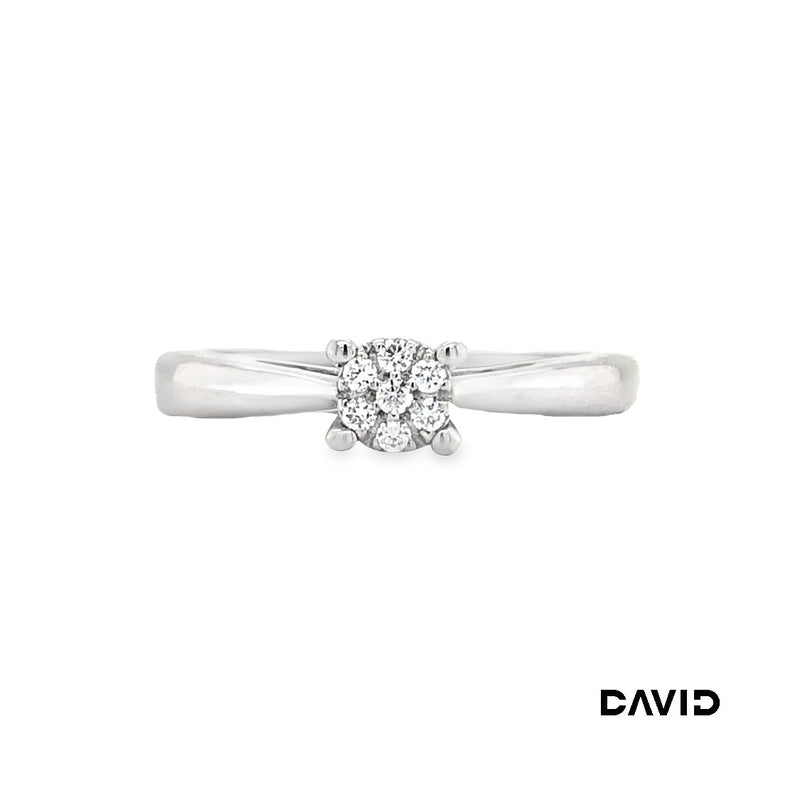 Ring Brillanten Gold 9k