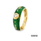 Ring Farbergé Emaille/Brillant Gold 750/18k
