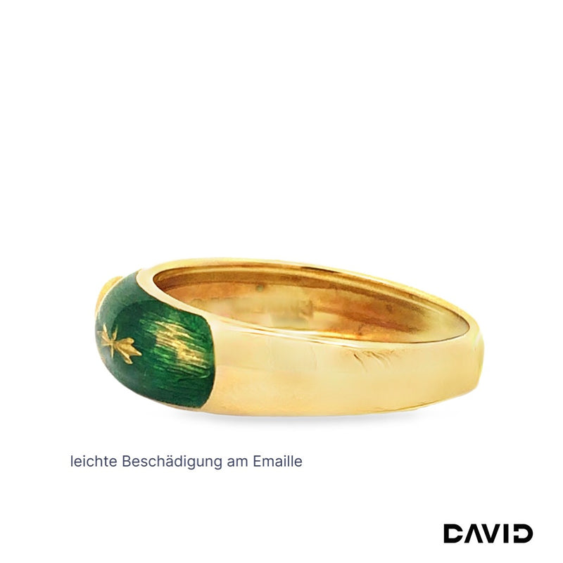 Ring Farbergé Emaille/Brillant Gold 750/18k