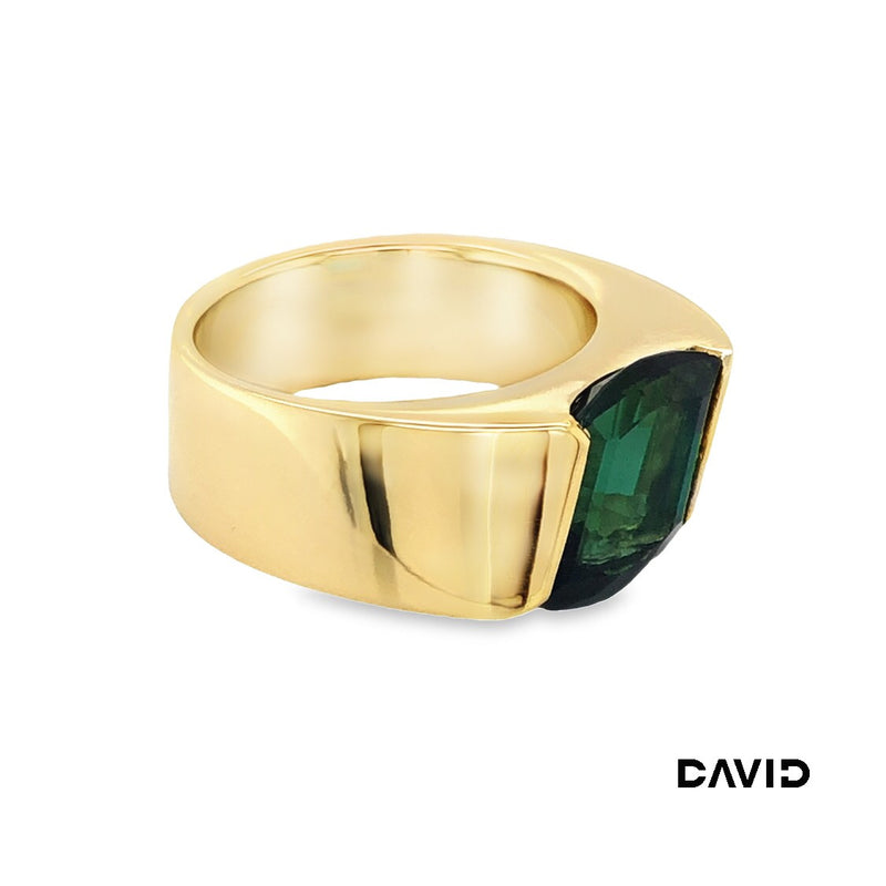 Ring WaldgrünTurmalin Gold 750/18k