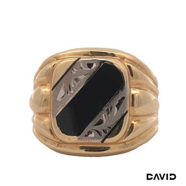 Ring Onyx Gold 585/14k