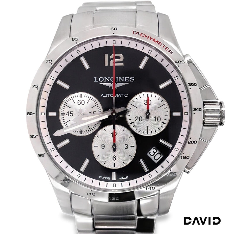 Longines Conquest 45 Stahl