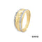 Ring Achtkant Diamanten Gold 585/14k