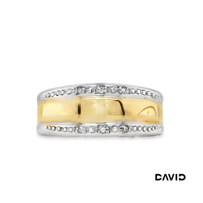 Ring Achtkant Diamanten Gold 585/14k