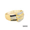 Ring Brillanten/Saphir Gold 750/18k