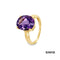 Ring Amethyst Gold 8k