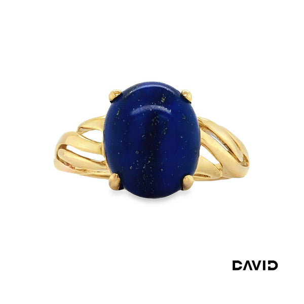 Ring Lapis Lazuli Gold 8k