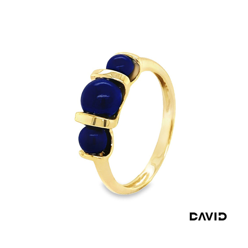 Ring Lapis Lazuli Gold 8k