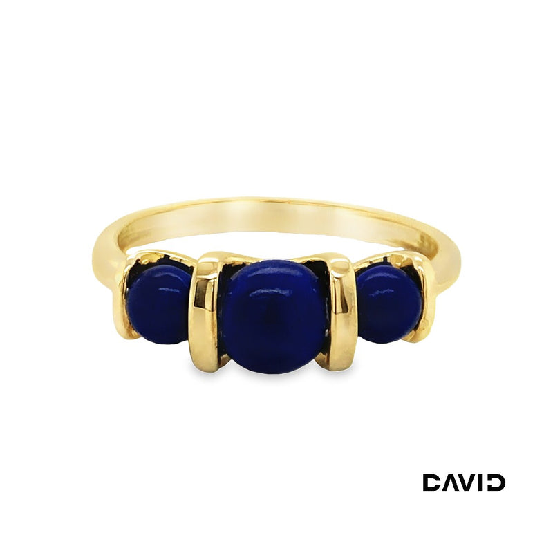 Ring Lapis Lazuli Gold 8k