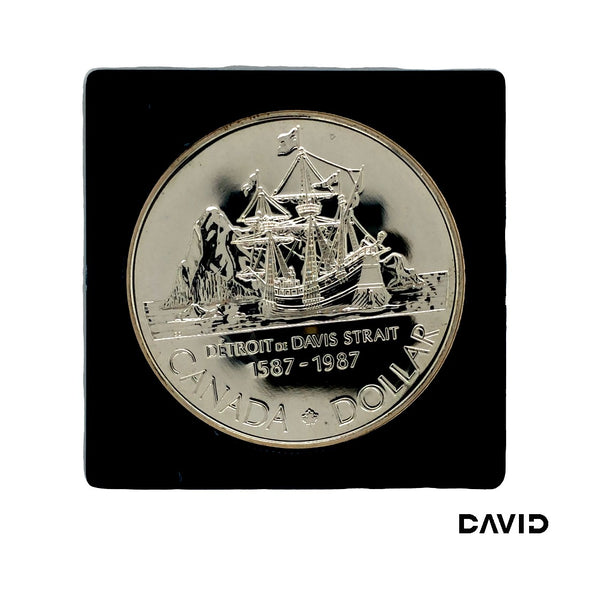 Kanada 1 Dollar 1987 Détroit de Davis St s500