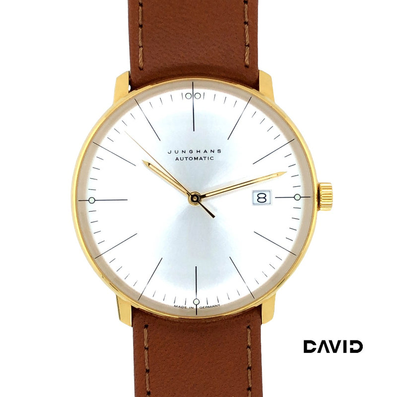 Junghans Max Bill 38 Stahl/vergoldet