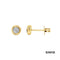 Ohrstecker Brillanten Gold 18k Bicolor