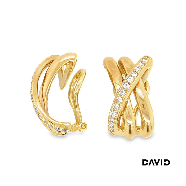 Ohrclips Wempe Brillanten Gold 750/18k
