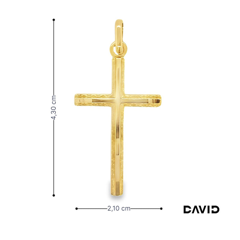 Anhänger Kreuz Gold 18k