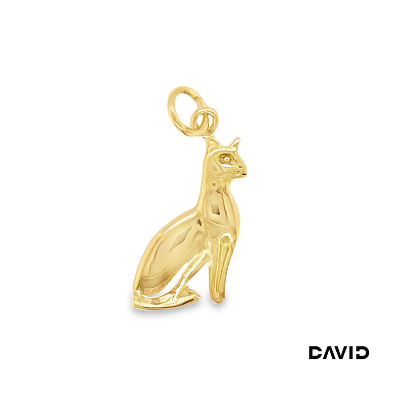 Anhänger Katze Gold 18k