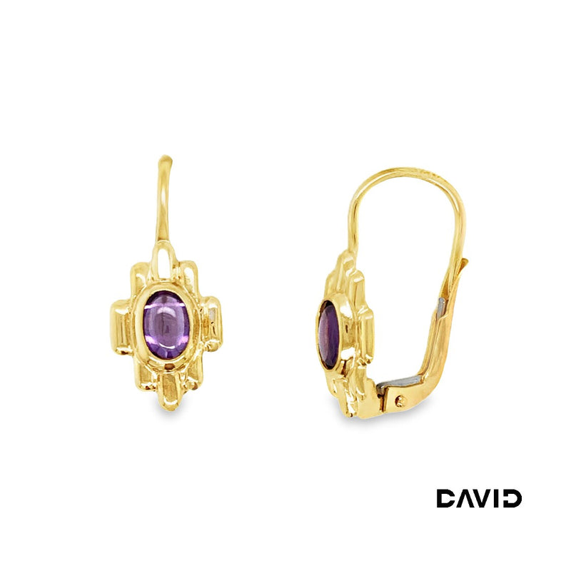 Ohrhänger Amethyst Gold 750/18k