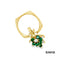 Ring Brillanten/Smaragd Gold 750/18k