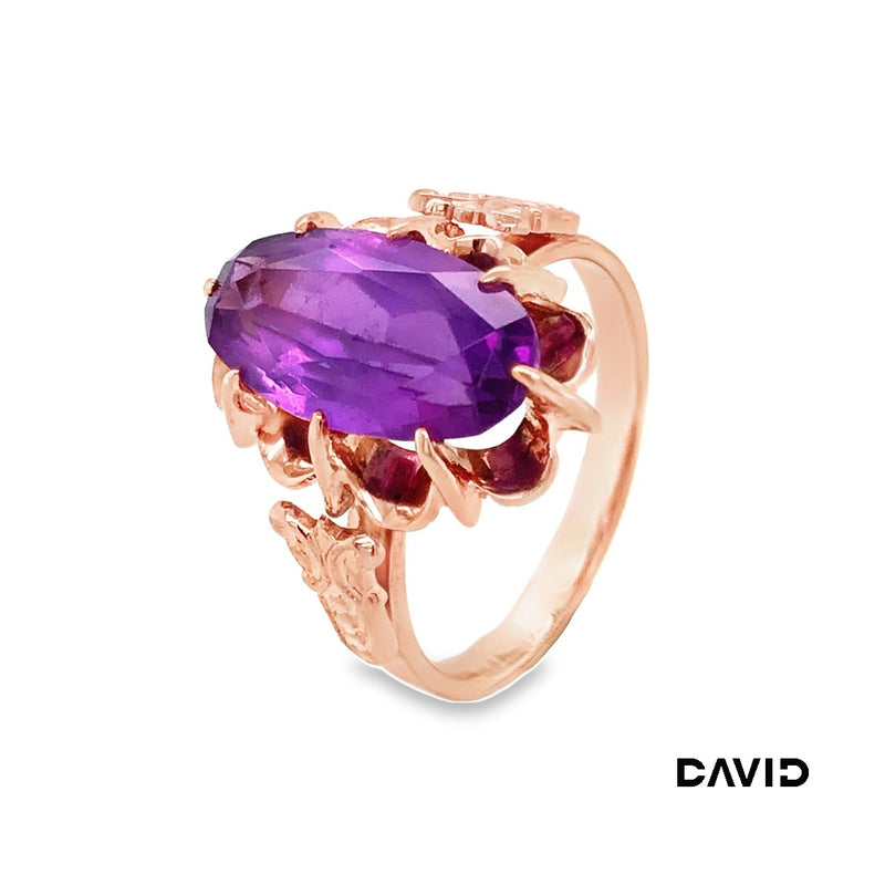 Ring Amethyst 583 Rotgold