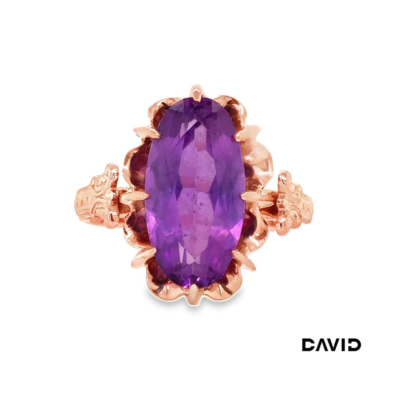 Ring Amethyst 583 Rotgold