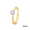 Ring mit Brillant Brillant Gold 18k