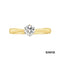 Ring mit Brillant Brillant Gold 750/18k