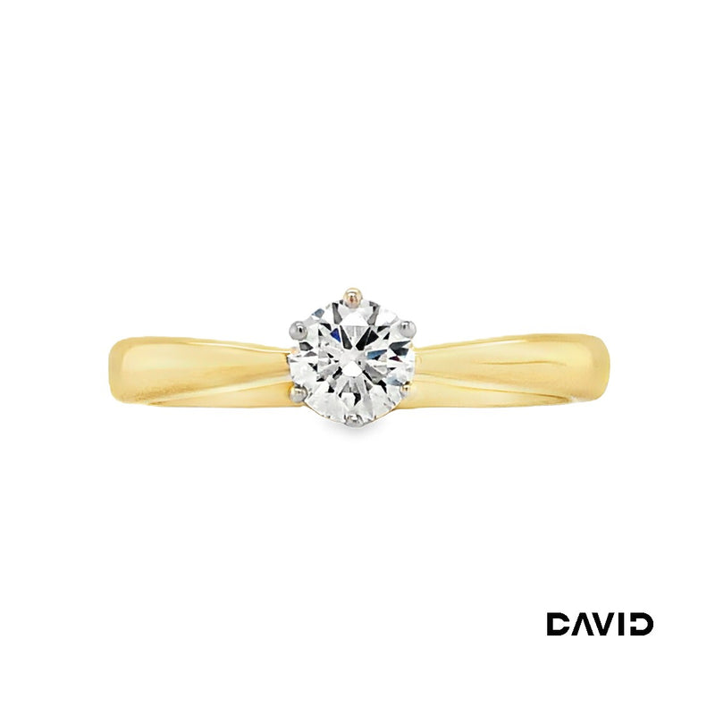 Ring mit Brillant Brillant Gold 750/18k