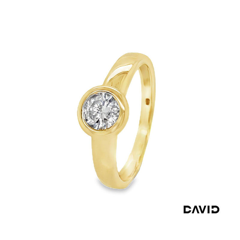 Ring mit Brillant Brillant Gold 585/14k