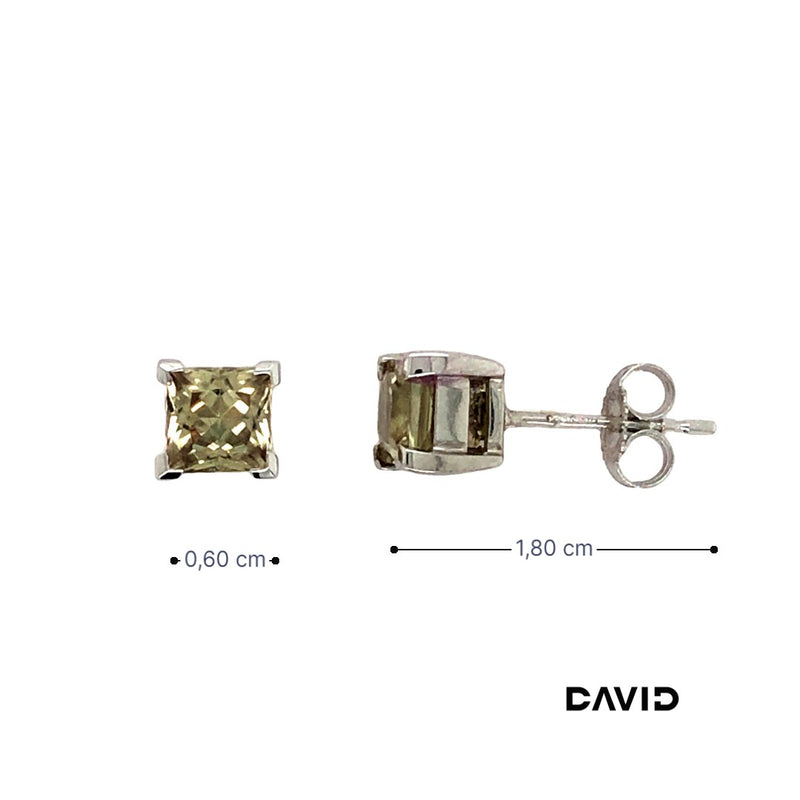 Ohrstecker Peridot Gold 9k