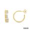 Creolen Gold 14k Bicolor