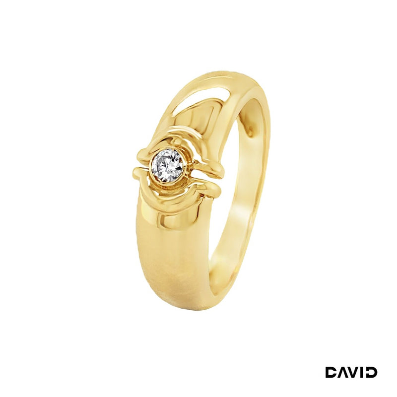 Ring mit Brillant Brillant Gold 585/14k