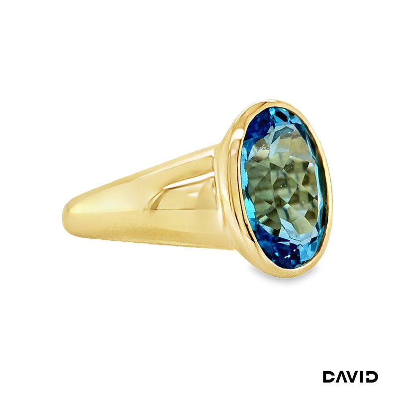 Ring Blautopas Gold 585/14k