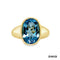 Ring Blautopas Gold 585/14k