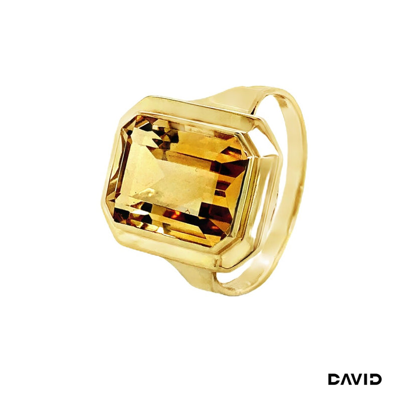 Ring Citrin Gold 585/14k