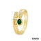 Ring Brillanten/Smaragd Gold 750/18k